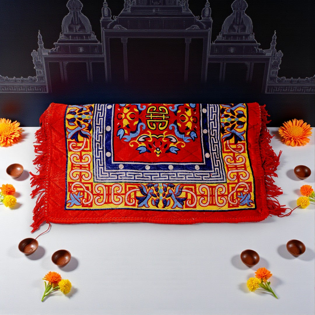 Grand Peacock Mandala Puja Aasan