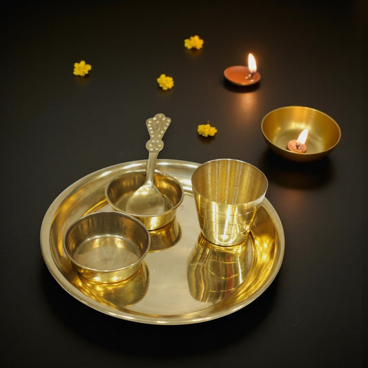Complete Pital Bhog Thali Set (5 Pcs)