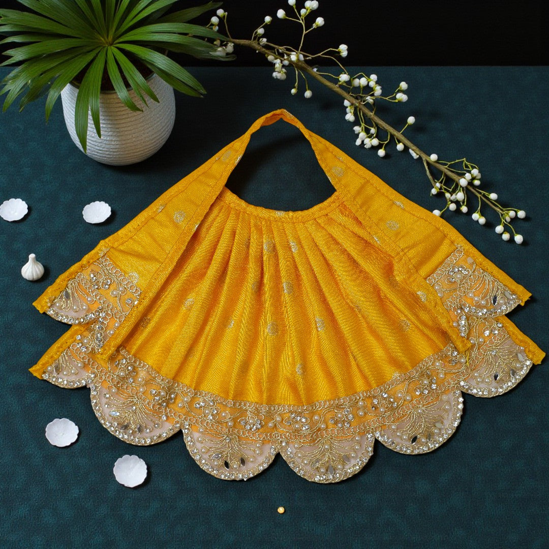 Premium Silk-Finish SP-H36 Lehnga Patka for Mata Rani