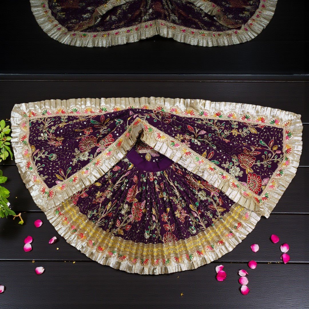 🌸Premium Floral Embroidery Durga Set SP-H59 🌸