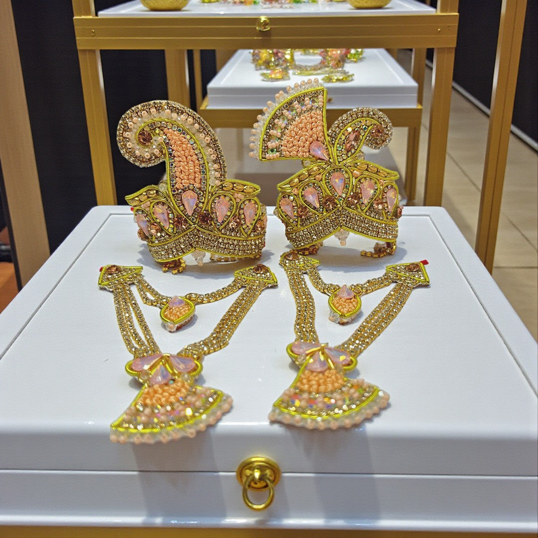 👑 Jardogi Radha Krishna Premium Shringar Set SP-4454👑