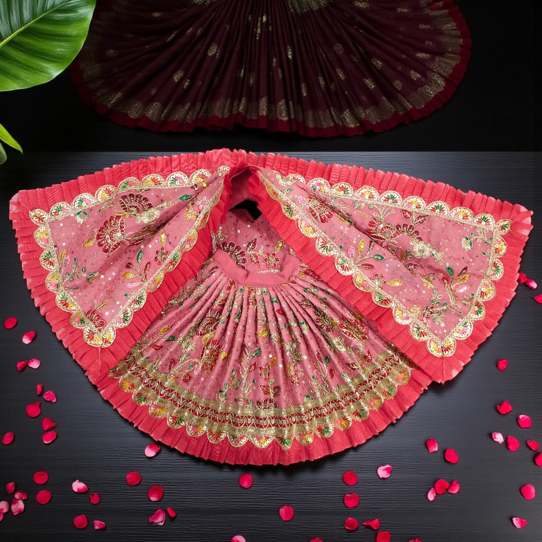 🌸Premium Floral Embroidery Durga Set SP-H59 🌸