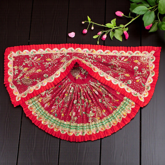 🌸Premium Floral Embroidery Durga Set SP-H59 🌸