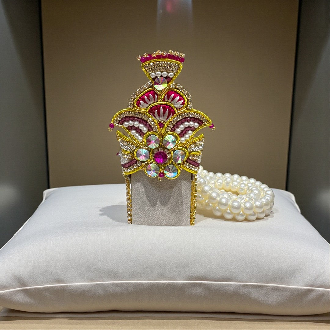 Premium Jardogi Mukut For Deity Idols 4535