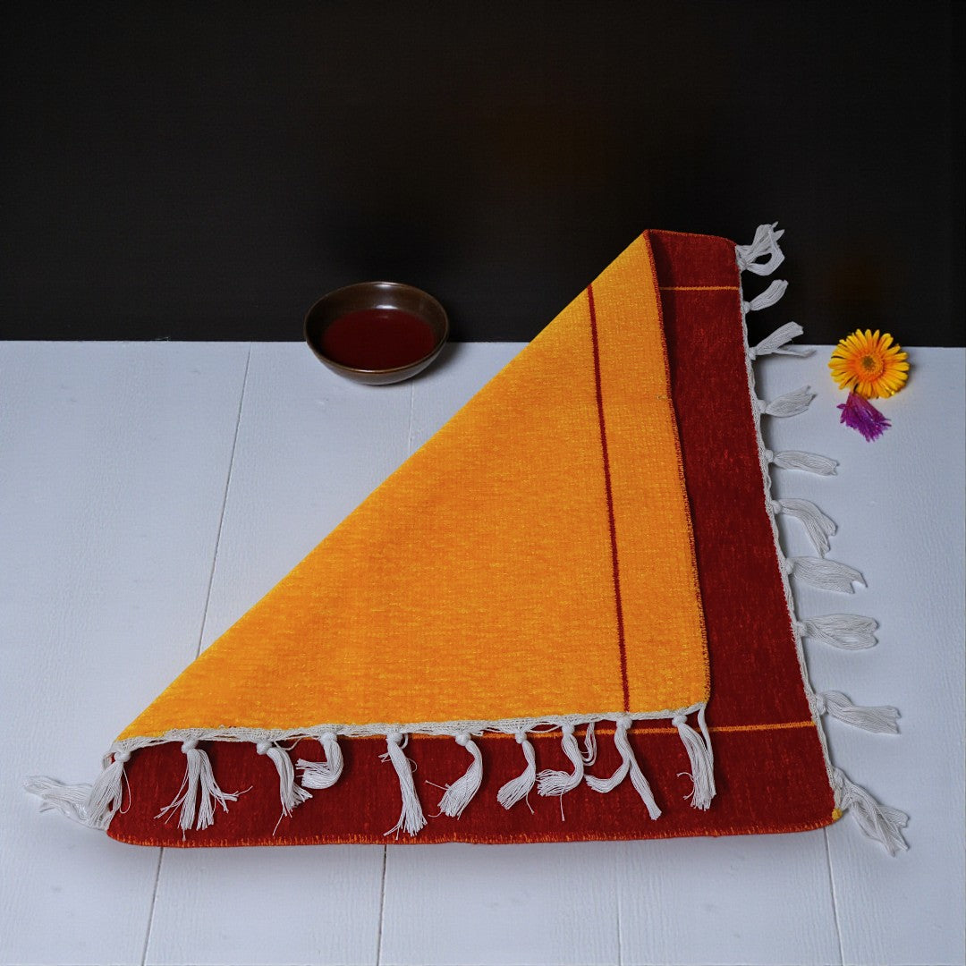 Premium Velvet Sitting Double sided aasan