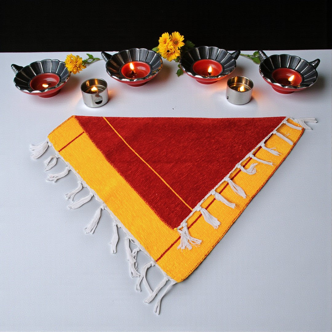 Premium Velvet Sitting Double sided aasan