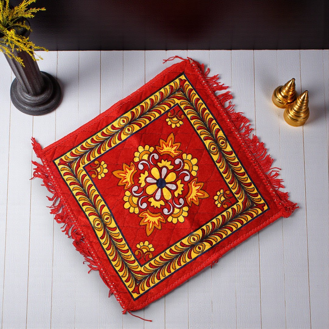 Premium Quilted Puja Aasan