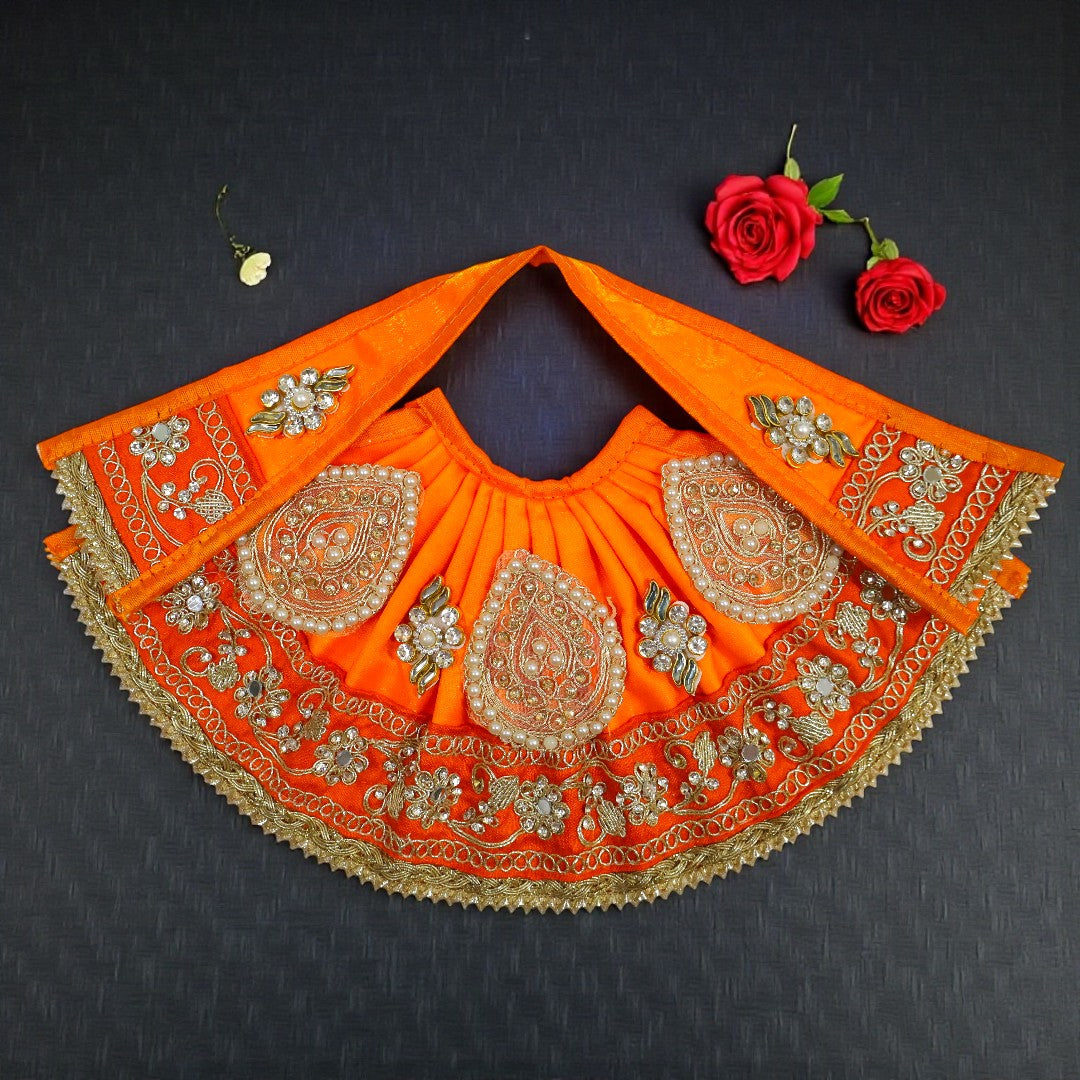 Premium Lehnga Patka For Mata Rani Intricate With Royal Pearl SP-H28