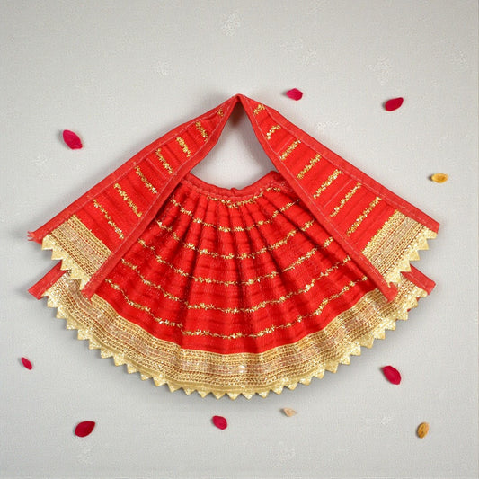 Royal Red Lehnga Patka for Mata Rani SP-H26