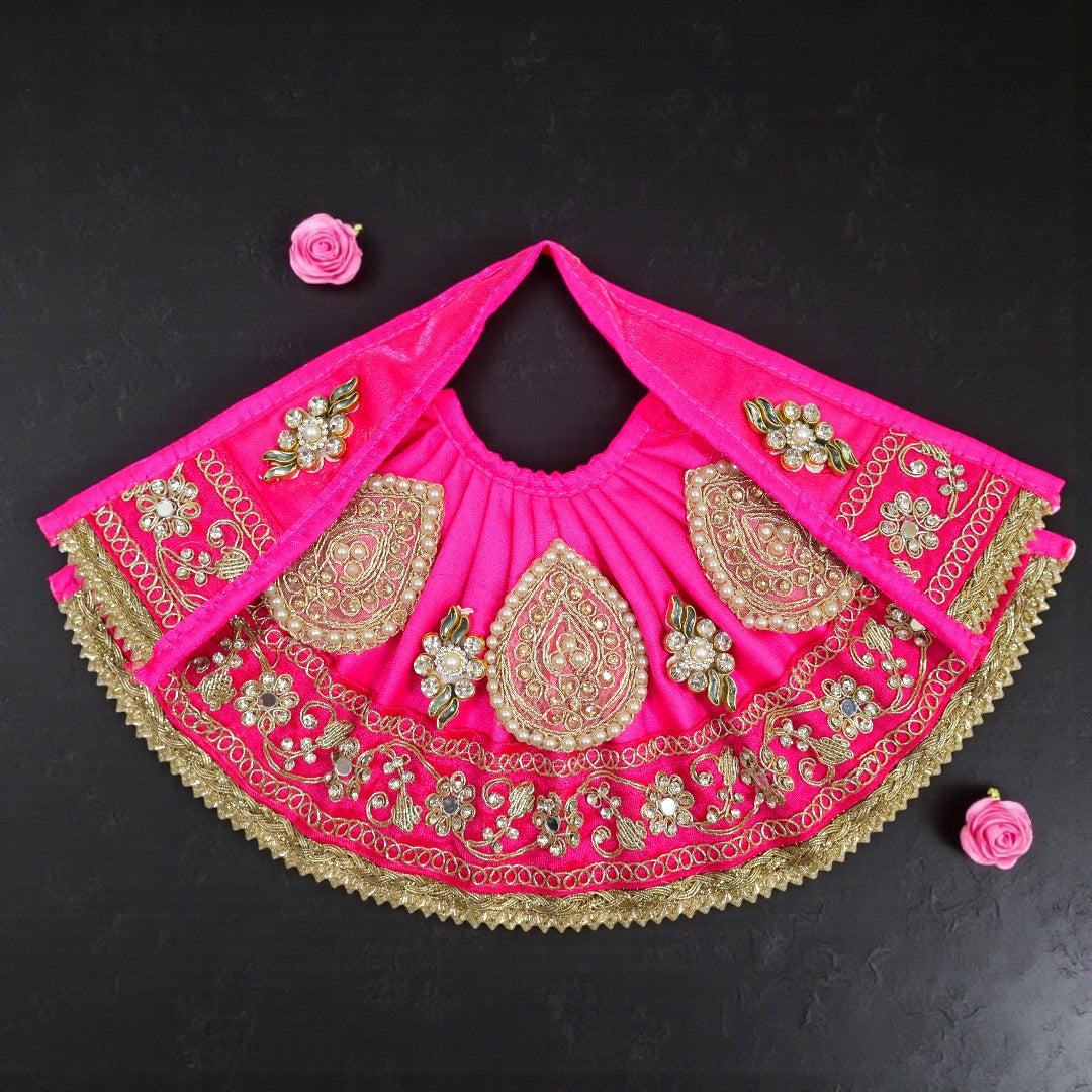 Premium Lehnga Patka For Mata Rani Intricate With Royal Pearl SP-H28