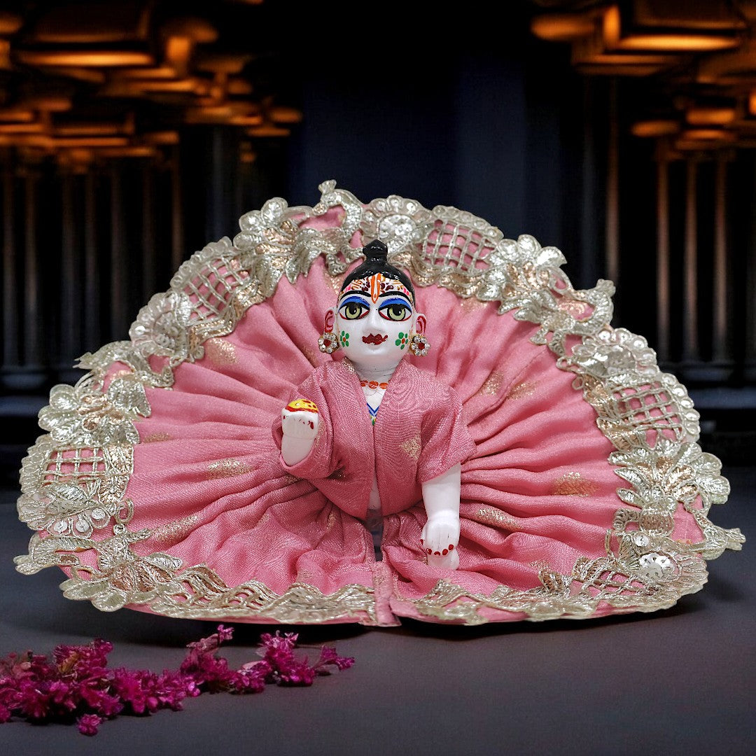 Divine Peacock Grace Laddu Gopal Ji Poshak SP-G76