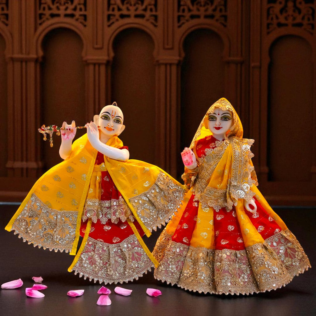 Premium Radha Krishna Dress Set – SP-G59