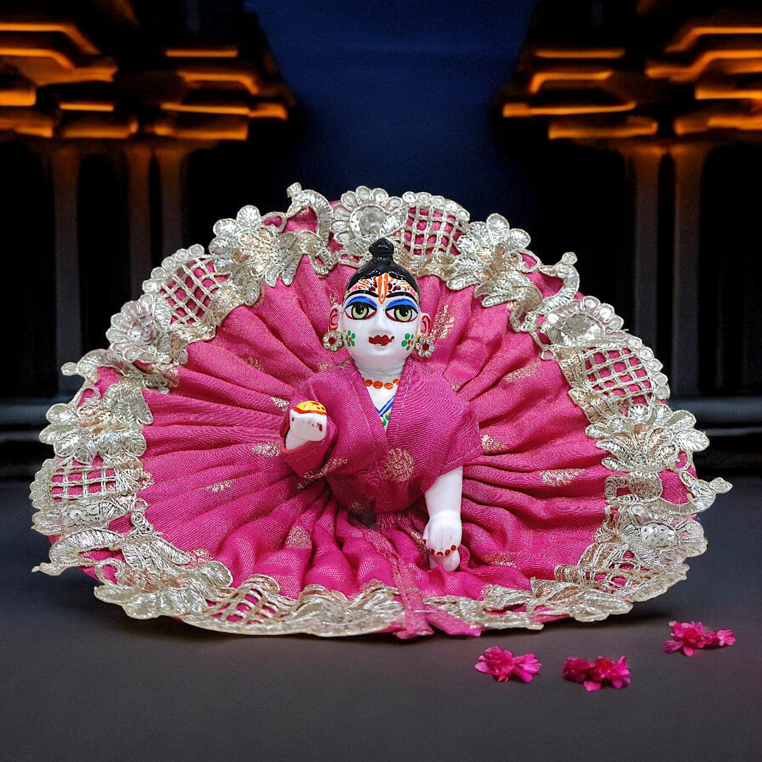 Divine Peacock Grace Laddu Gopal Ji Poshak SP-G76