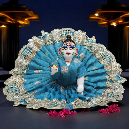 Divine Peacock Grace Laddu Gopal Ji Poshak SP-G76
